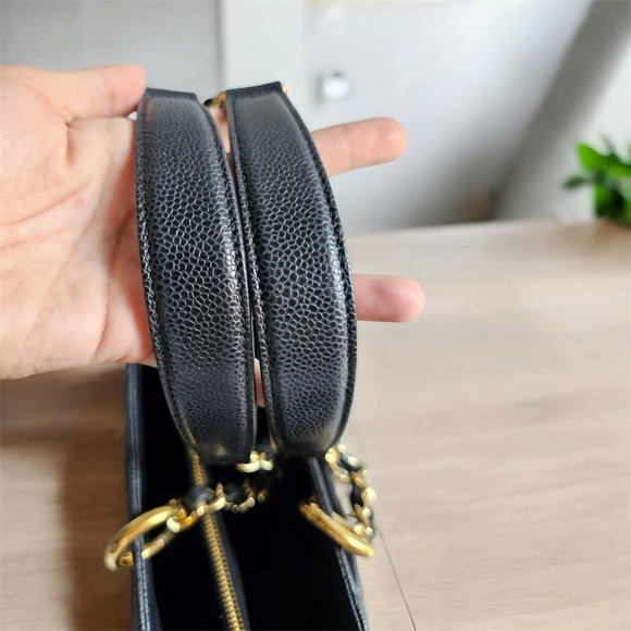 SOLD! Authentic Chanel Black Caviar GST Grand Shopping Tote GHW! - Picture 14 of 16